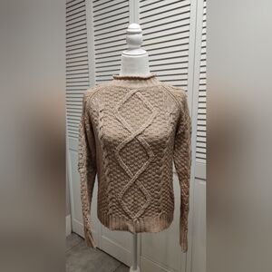 J. Crew Cream Medium Pullover Sweater